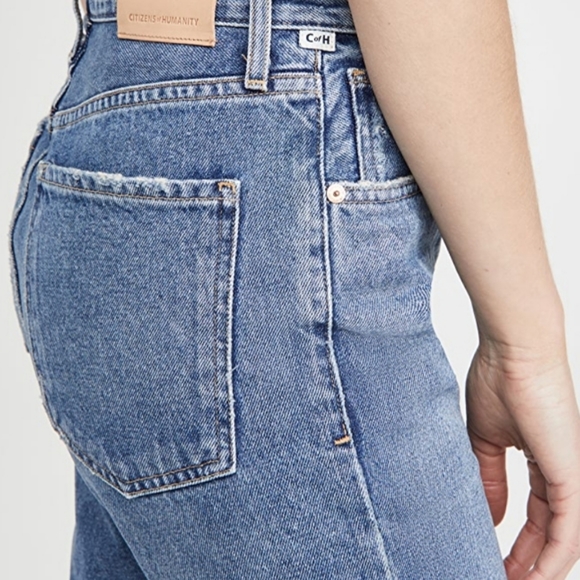 Citizens of Humanity Libby Relaxed Bootcut Denim Jeans 27 Light Wash High Rise - Picture 3 of 14